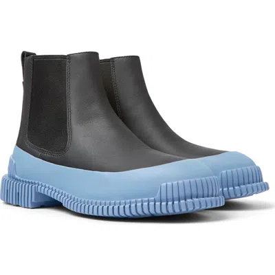 Camper Pix Chelsea Boot In Black/blue