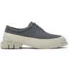 Camper Pix Lace-up Chunky Oxford Shoes In Gray