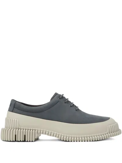 Camper Pix Lace-up Chunky Oxford Shoes In Gray