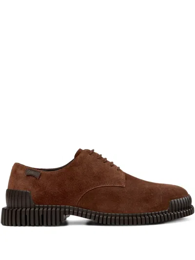 Camper Pix Lace-up Derby Shoes In Brown