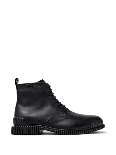 Camper Pix Lace-up Ankle Boots In Black