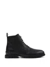 Camper Pix Leather Boots In Black