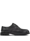 Camper Pix Leather Derby Shoes In Black