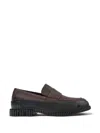 Camper Pix Loafers In Brown Leather In Brown