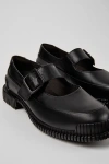 Camper Pix Leather Mary Jane Ballet Flat In Black, Women's At Urban Outfitters In Black