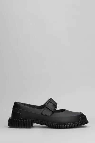 Camper Pix Loafers In Black Leather