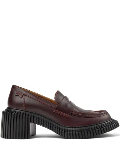 CAMPER PIX LONDON LEATHER PENNY LOAFERS