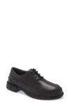 Camper Pix Oxford In Black/black Leather