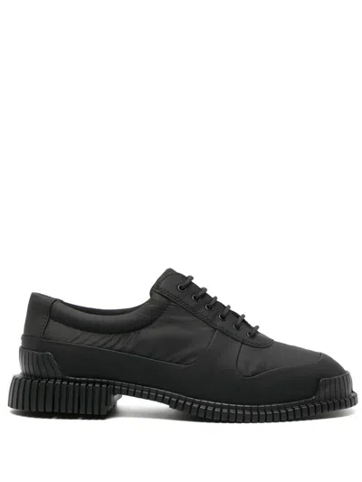 Camper Pix Recycled-polyester Oxford Shoes In Black