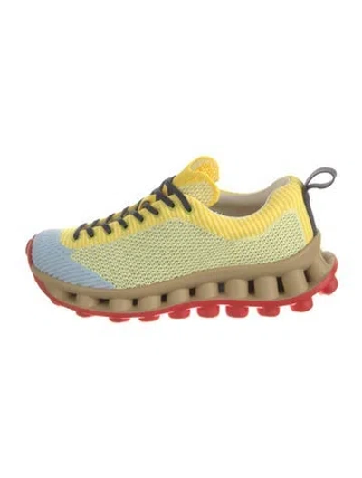 Pre-owned Camper Printed Sneakers In Yellow