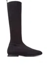 Camper Ribbed-knit Boots In Black