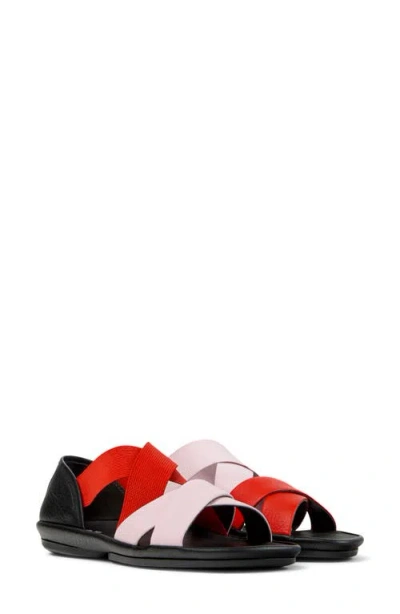 Camper Right Isla Cross Strap Sandal In Multi