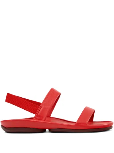 Camper Right Isla Elastic Strap Sandals In Red