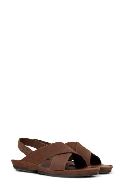 Camper Right Isla Slingback Sandal In Brown