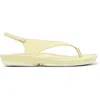 Camper Right Isla Leather Sandals In Yellow