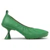 Camper Right Left Pumps In Green