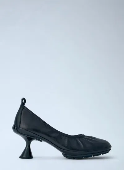 Camper Right Left Heel Pumps In Black