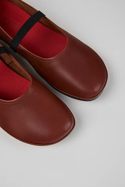 Camper Right Mary Jane Shoe In Brown, Women's At Urban Outfitters In Rot