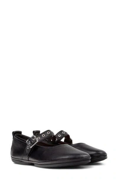 Camper Right Nina Ballerina Flat In Black