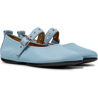 Camper Right Nina Ballerina Flat In Blue