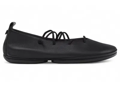 Pre-owned Camper Right Nina Ballerina Lace Flat (women's) Sneakers In Black
