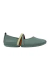 Camper Right Nina Ballerina Shoes In Green