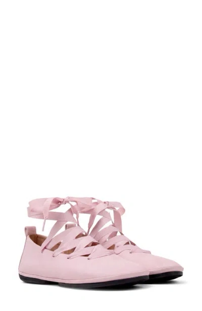 Camper Right Nina Lace-up Ballet Flats In Multi