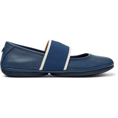 Camper Right Nina Elastic Ballet Flats In Blue