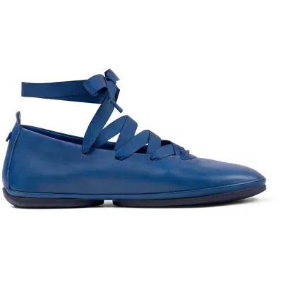 Camper Right Nina Ballet Flat In Blue