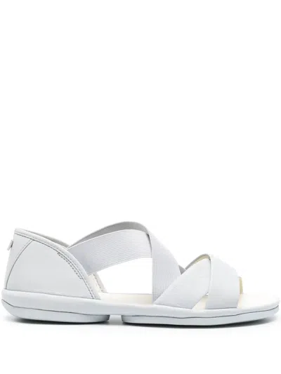Camper Right Nina Crossover Sandals In Grey