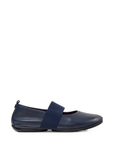 Camper Right Nina Elasticated-strap Ballet Flats In Blue