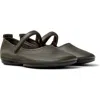 Camper Leather Ballet Flats In Black