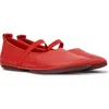 Camper Nina Elasticated Ballerinas In Red