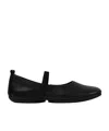 Camper Right Nina Leather Ballerina Shoes In Black