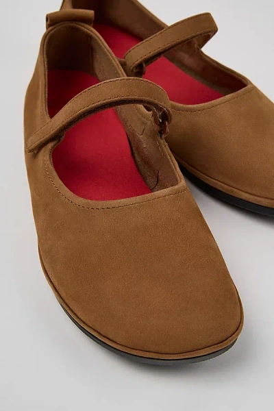 Camper Right Nina Leather Flats In Brown, Women's At Urban Outfitters