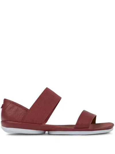 Camper Right Nina Leather Sandals In Red