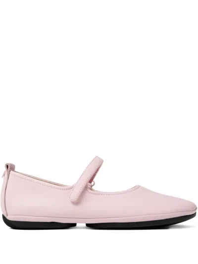 Camper Right Nina Strap Ballet Flats In Pink