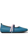 Camper Right Nina Twins Elastic-strap Ballet Flats In Blue