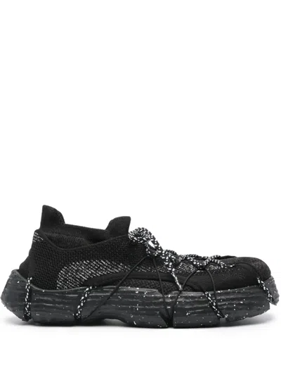 Camper Roku Contrast Lace-up Sneakers In Black