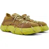 Camper Roku Chunky-sole Lace-up Sneakers In Light Brown And Mustard Yellow
