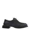 Camper Pix Textile Brogues In Black