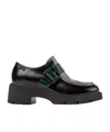 Camper Milah Platform Monk Strap Shoe In Black