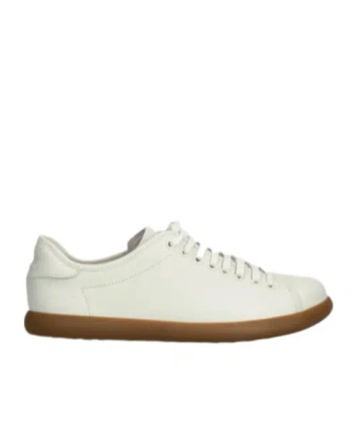 Camper Round Head Low Upper Board Shoes In White