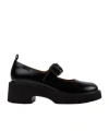 Camper Round Head Mary Jane High Heels In Black