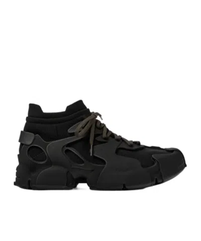 Camper Round-head Sneakers In Black