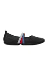Camper Round Toe Ballet Shoes In Black