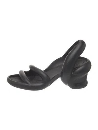 Pre-owned Camper Rubber Sandals In Black