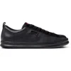 Camper Runner Lace-up Leather Sneakers In Black