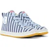 Camper Runner Four Striped Sneakers In Blue