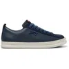 Camper Runner Logo Leather Sneakers In Blue